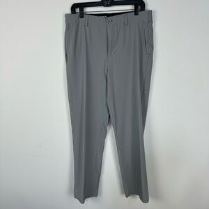 Izod Grey Gray Golf Pants Straight Leg Performance Sporty size 34x32